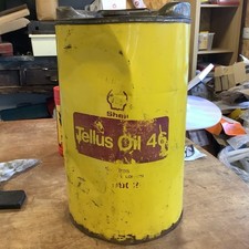 Vintage Shell Oil Drum - Oil