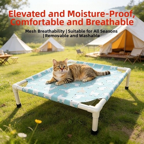 Elevated dog bed pet cat - dog,