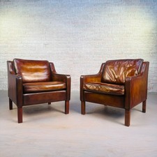 Pair of Tan Leather Børge