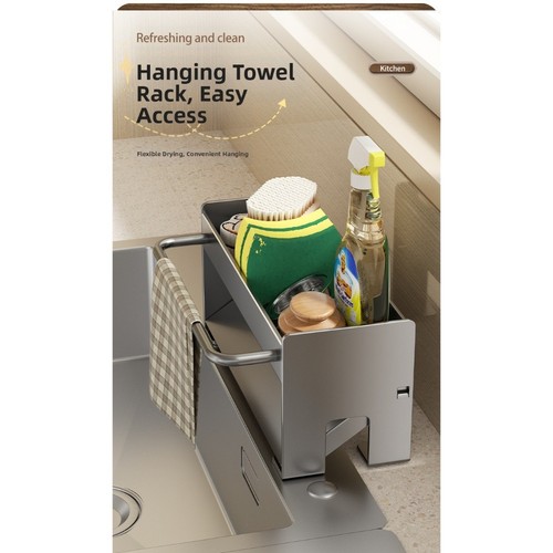 Sink organizer with brush - organizer,