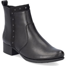 Rieker Womens Ladies Black Zip