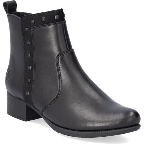 Rieker womens ladies black zip - ladies,