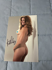 Playboy Playmate KELLY BENSIMON Signed 4x6 SEXY Photo AUTOGRAPH 1