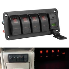 4 Gang Toggle Rocker Switch