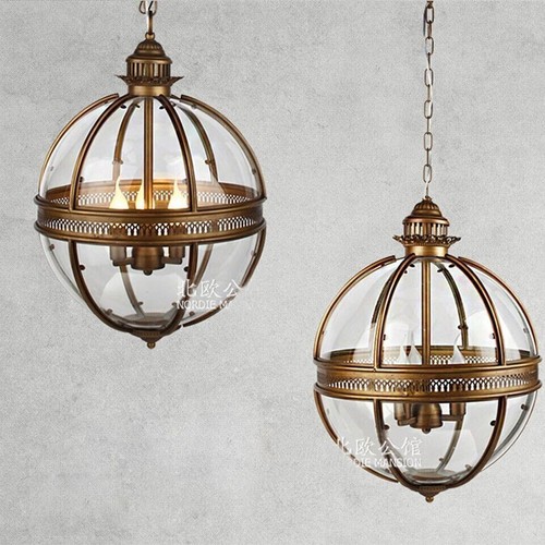Victorian hotel globe pendant - victorian,