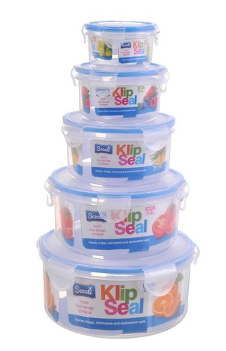 Airtight food storage - food, round