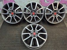 2011 FIAT PUNTO ABARTH SET OF " 17 7J -39 4 STUD ALLOY WHEELS 07-14