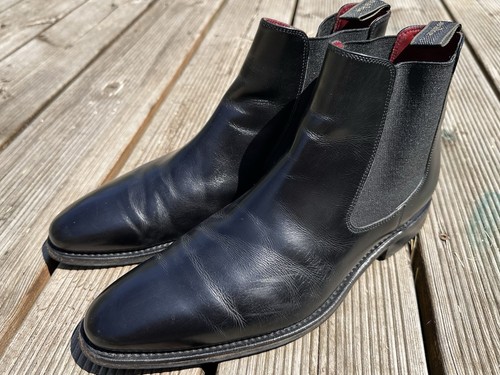 Loake hutchinson black leather - loake,
