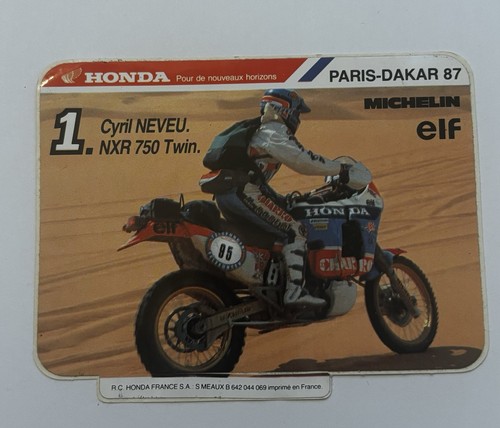 Vintage paris dakar 1987 - paris,