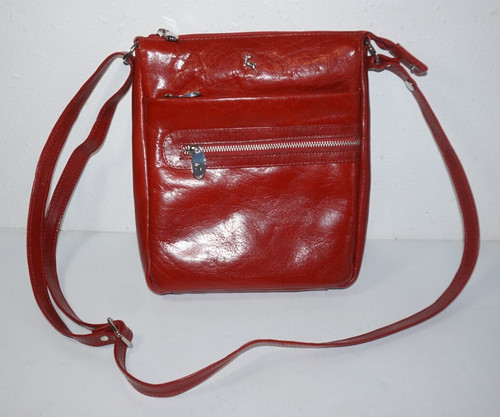 Ashwood leather dark red - leather,