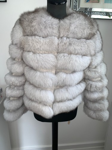 Luxury farmed real fox fur - farmed,