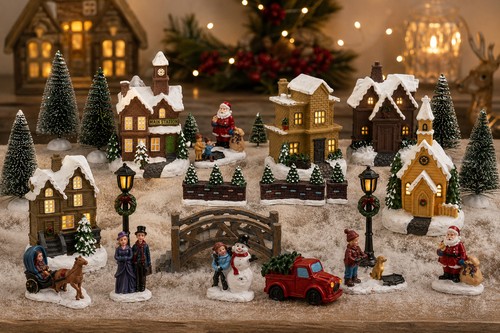 Christmas village set piece - christmas, 25