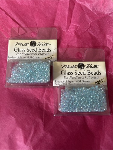Mill hill glass seed beads - 2x,