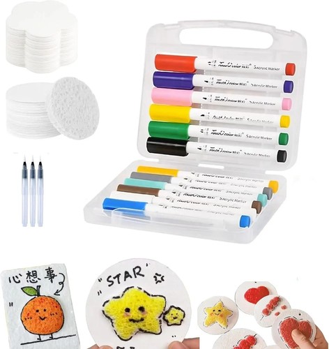 Magic puffy paint drawing - puffy, 3d