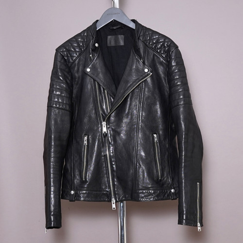 All saints leather jacket - all,