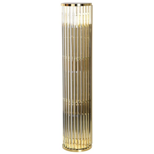 Gold crystal wall light art - gold,