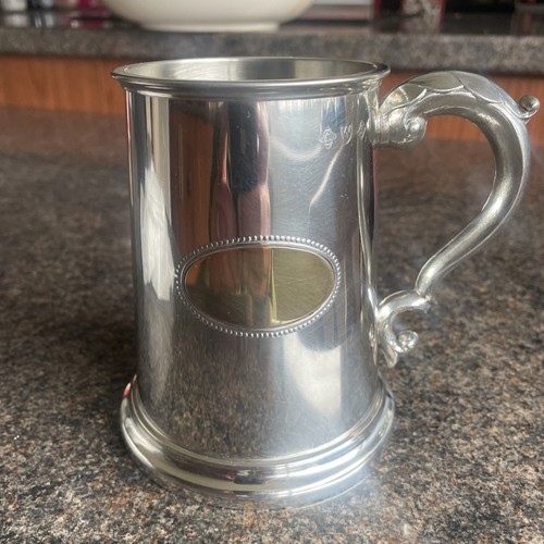 Sheffield pewter glass - glass, bottom