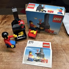 Vintage 1977 Lego Homemaker 277 Fire / Wood Burner Complete + Box & Instructions