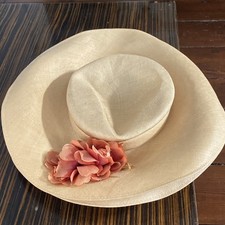 Vintage Hat Wide Doubled Brim