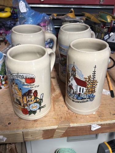 Ceramic beer steins - ceramic, from