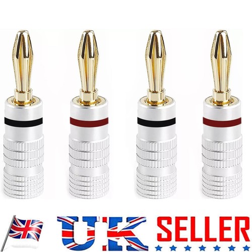 Professional banana plugs - 4x,