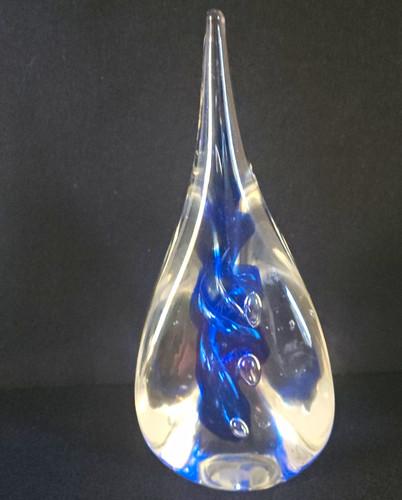 Art glass sculpture - glass,