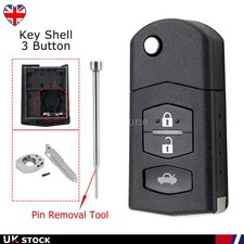 For 2005 2006 2007 2008 2009 2010 2011 2012 2013 Mazda 2 3 5 6 MX5 Key Fob Case