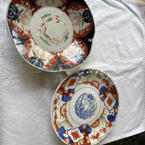Pair antique japanese imari - antique,