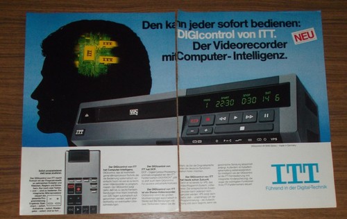 Rare advertising vintage - advertising, itt