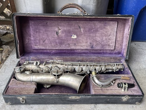 Vintage conn buescher silver - conn,