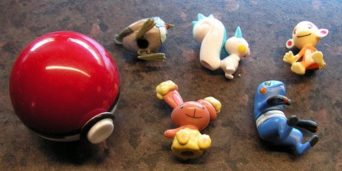 Pokemon figures - x, 1.5"