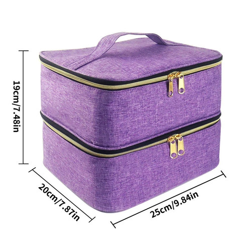 Portable nail polish organizer - polish,