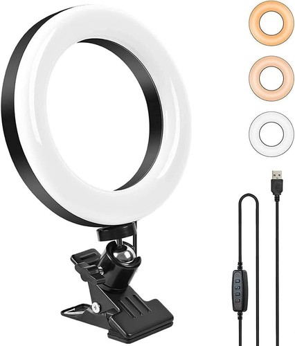 Led ring light clip laptop - ring,