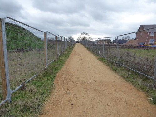 Photo 6x4 bridleway between - bridleway,