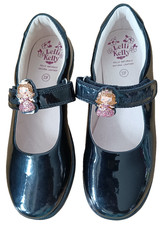 Lelli Kelly LK 8315 PRINNY Princess Black Patent Interchangeable School Shoes