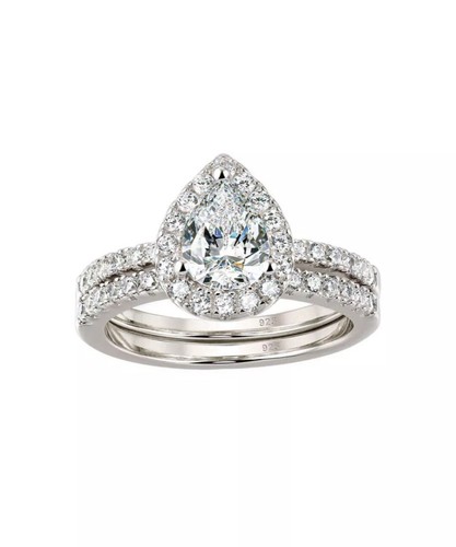 White gold engagement rings - white,