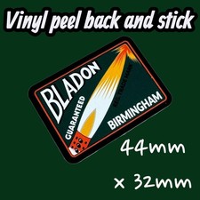 Vintage Bladon & Son Vinyl Sticker Brass Paraffin Blow Lamp Torch Tool Decal