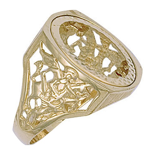 Yellow gold square top - gold,