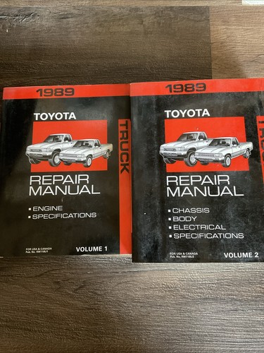 1989 toyota truck service - 1989,