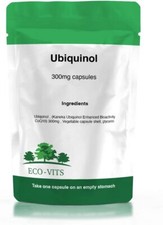 ECO-VITS Ubiquinol 300mg softgels