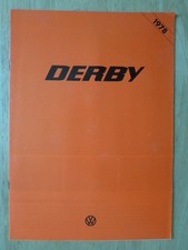 VOLKSWAGEN DERBY orig 1978 UK Mkt Sales Brochure - VW