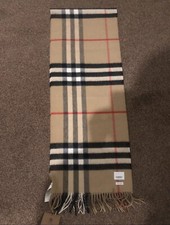 Burberry Cashmere Scarf Brand New with Tags Authentic
