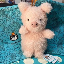 Jellycat Little Pig Pink Plush Toy new with tags & dust free bag