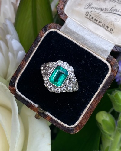 Edwardian style emerald and - style,