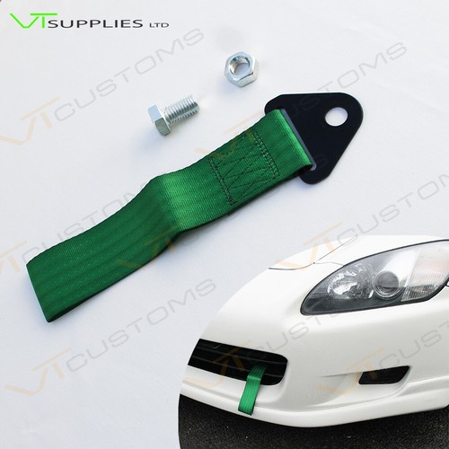 Green racing tow - tow, strap
