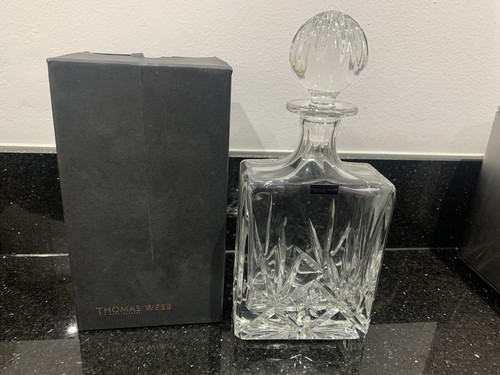 Thomas webb crystal - webb, decanter