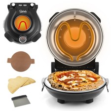 Black Electric Pizza Oven