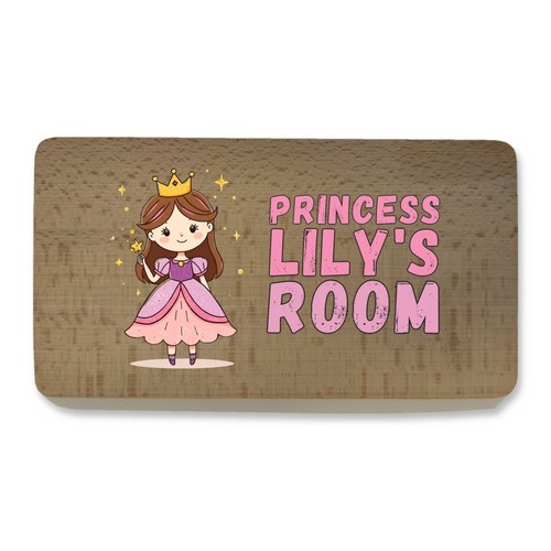 Personalised princess door - personalised,