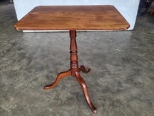 Antique small square tilt top