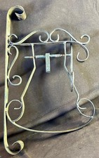 Antique Old Wrought Iron Hand Made Metal Frame Holder for Bell Doorbell